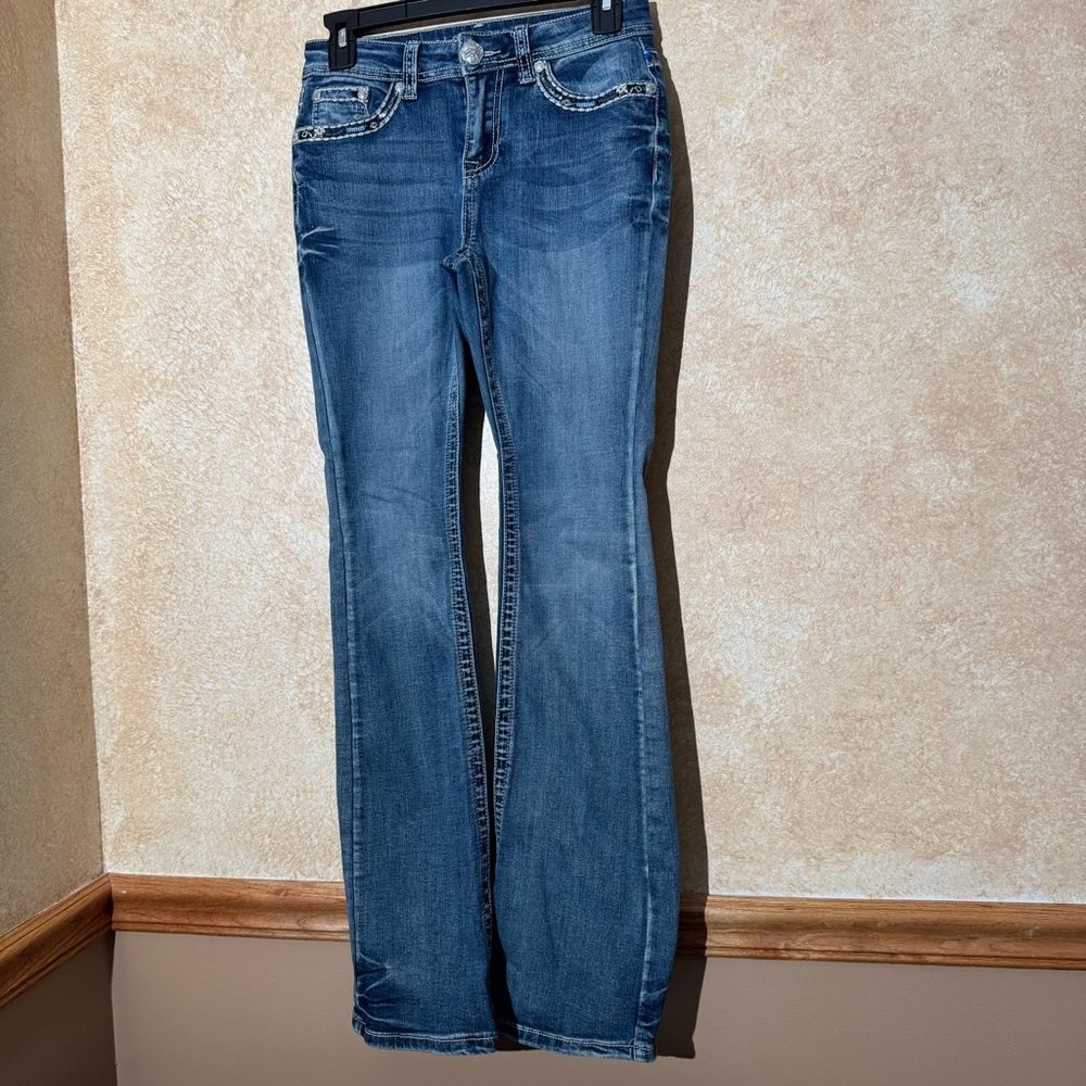 Stylish Jack David Blue Boyfriend Jeans Size: 5 Juniors